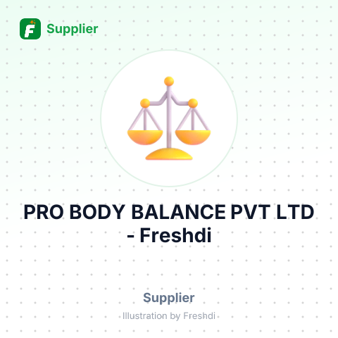 PRO BODY BALANCE PVT LTD – summary card, no photo uploaded yet