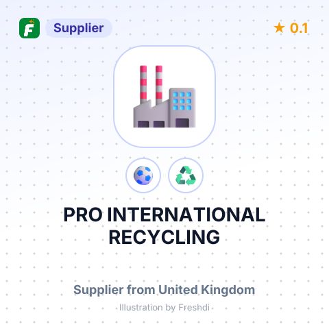 PRO INTERNATIONAL RECYCLING – summary card, no photo uploaded yet