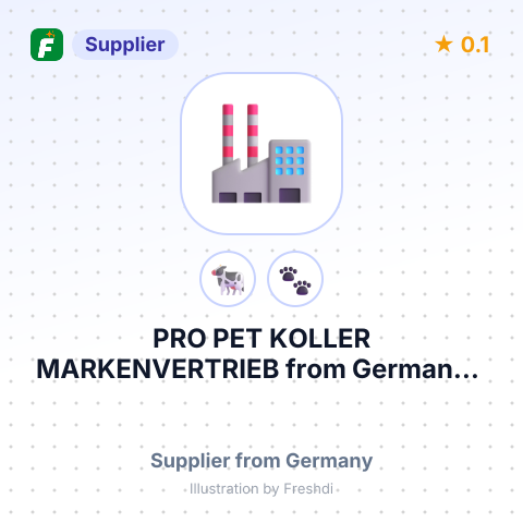 PRO PET KOLLER MARKENVERTRIEB – summary card, no photo uploaded yet