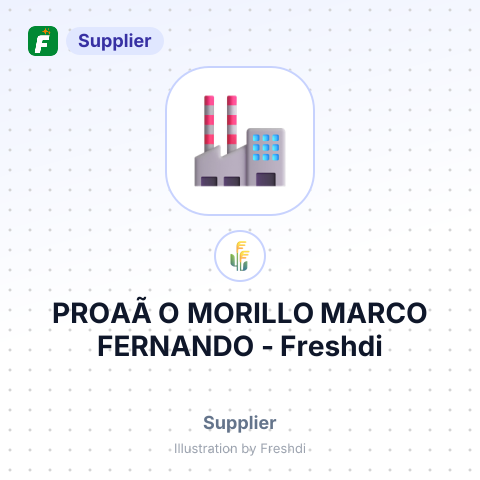 PROAÃ O MORILLO MARCO FERNANDO – summary card, no photo uploaded yet
