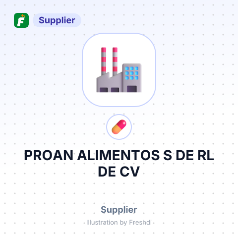 PROAN ALIMENTOS S DE RL DE CV – summary card, no photo uploaded yet