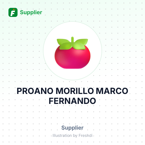 PROANO MORILLO MARCO FERNANDO – summary card, no photo uploaded yet