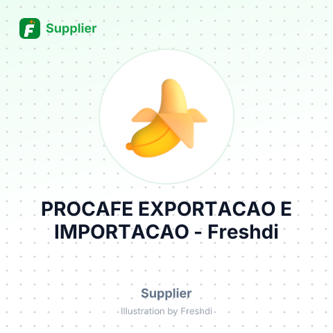 PROCAFE EXPORTACAO E IMPORTACAO – summary card, no photo uploaded yet