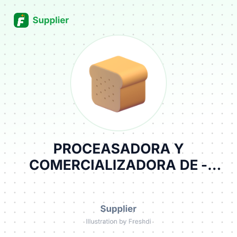 PROCEASADORA Y COMERCIALIZADORA DE – summary card, no photo uploaded yet