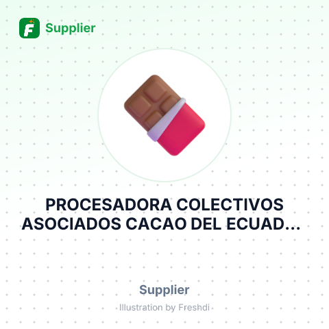 PROCESADORA COLECTIVOS ASOCIADOS CACAO DEL ECUADOR COACAO-ECUADOR S.A – summary card, no photo uploaded yet