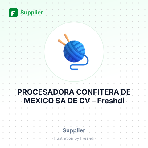 PROCESADORA CONFITERA DE MEXICO SA DE CV – summary card, no photo uploaded yet