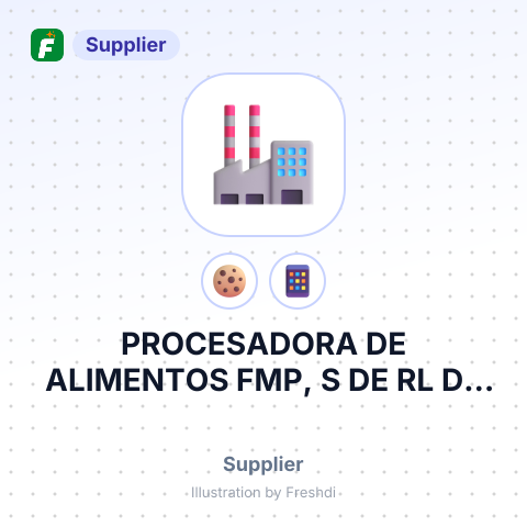 PROCESADORA DE ALIMENTOS FMP, S DE RL DE CV – summary card, no photo uploaded yet