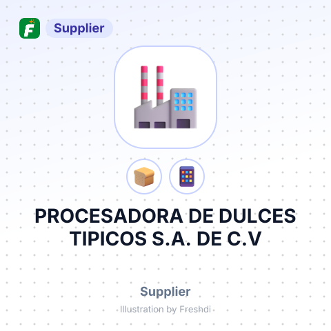 PROCESADORA DE DULCES TIPICOS S.A. DE C.V – summary card, no photo uploaded yet