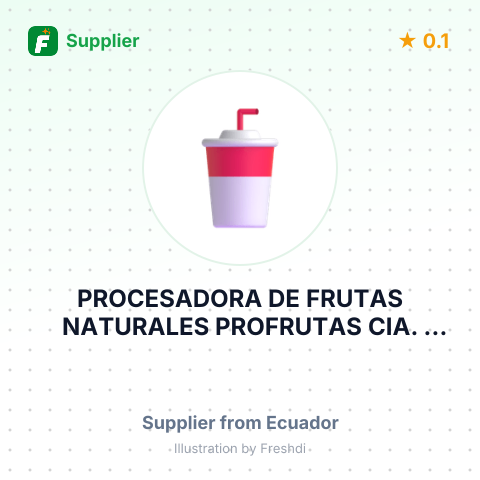 PROCESADORA DE FRUTAS NATURALES PROFRUTAS CIA. LTDA. – summary card, no photo uploaded yet