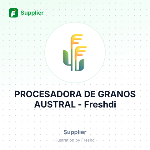 PROCESADORA DE GRANOS AUSTRAL – summary card, no photo uploaded yet