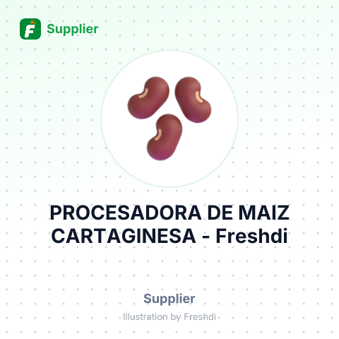 PROCESADORA DE MAIZ CARTAGINESA – summary card, no photo uploaded yet