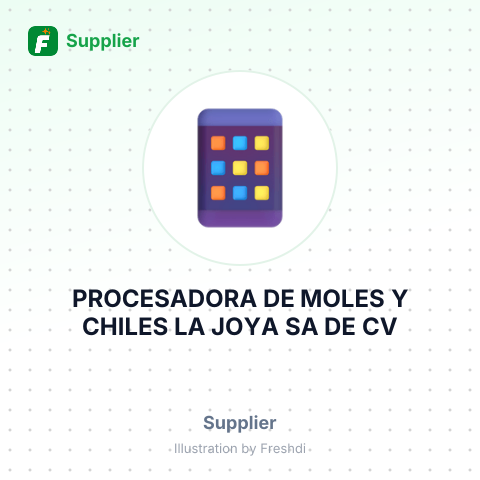 PROCESADORA DE MOLES Y CHILES LA JOYA SA DE CV – summary card, no photo uploaded yet