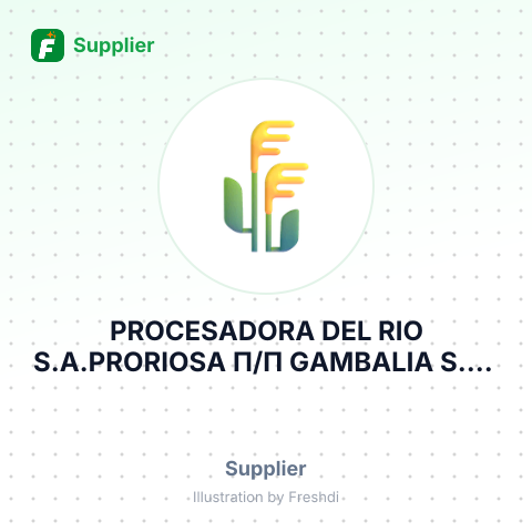 PROCESADORA DEL RIO S.A.PRORIOSA П/П GAMBALIA S.L – summary card, no photo uploaded yet