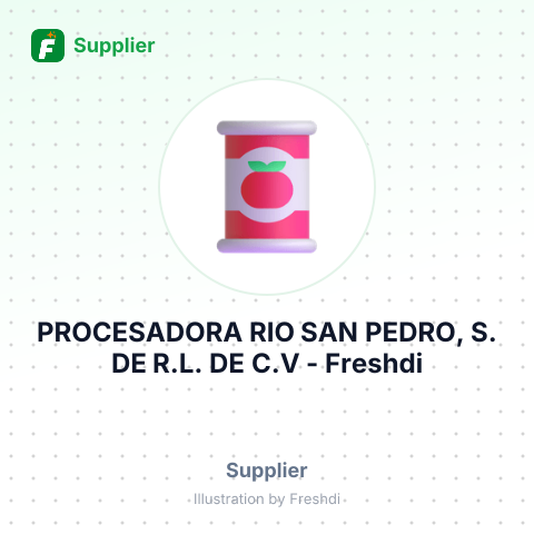 PROCESADORA RIO SAN PEDRO, S. DE R.L. DE C.V – summary card, no photo uploaded yet