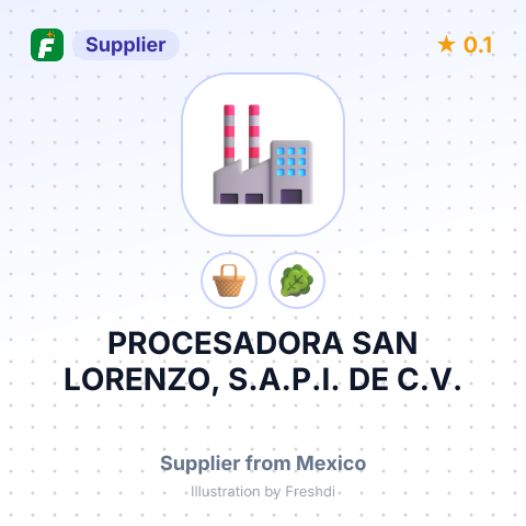 PROCESADORA SAN LORENZO, S.A.P.I. DE C.V. – summary card, no photo uploaded yet