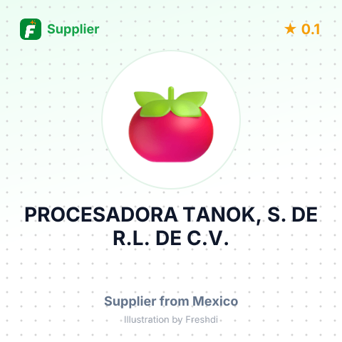 PROCESADORA TANOK, S. DE R.L. DE C.V. – summary card, no photo uploaded yet