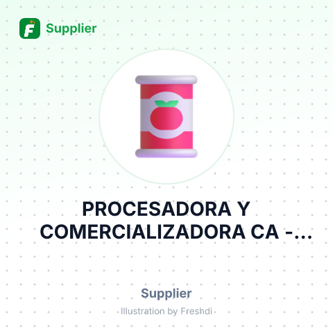 PROCESADORA Y COMERCIALIZADORA CA – summary card, no photo uploaded yet