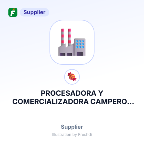 PROCESADORA Y COMERCIALIZADORA CAMPEROS SA DE CV – summary card, no photo uploaded yet