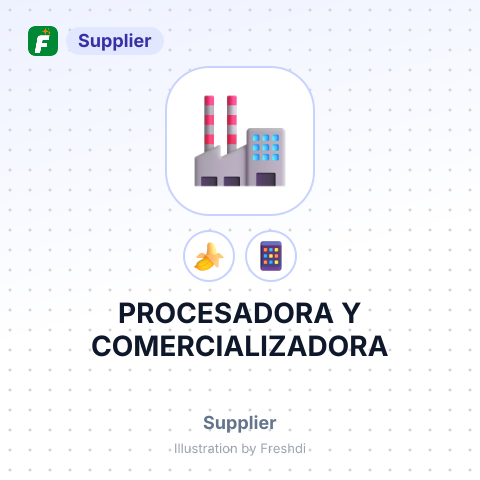 PROCESADORA Y COMERCIALIZADORA – summary card, no photo uploaded yet