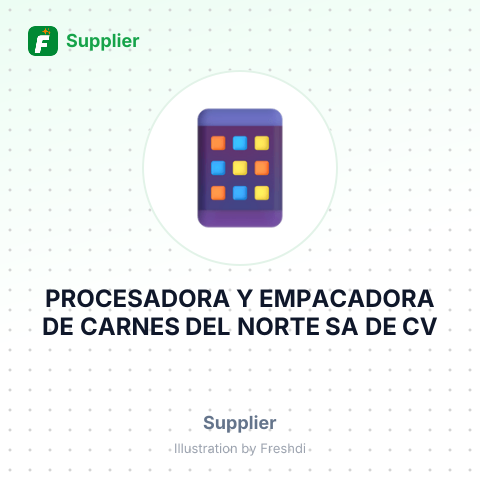 PROCESADORA Y EMPACADORA DE CARNES DEL NORTE SA DE CV – summary card, no photo uploaded yet