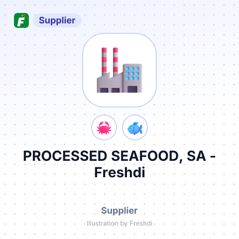 PROCESSED SEAFOOD, SA – summary card, no photo uploaded yet