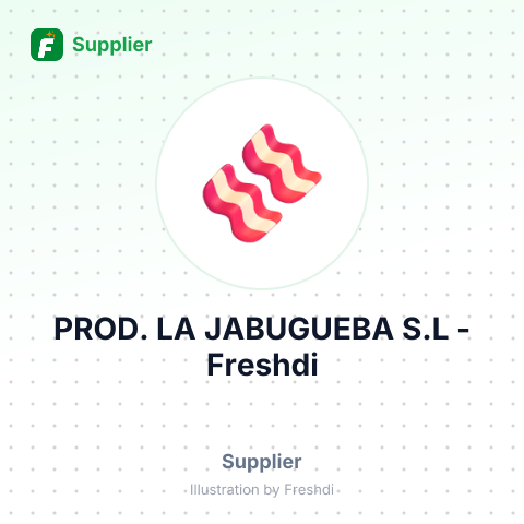 PROD. LA JABUGUEBA S.L – summary card, no photo uploaded yet
