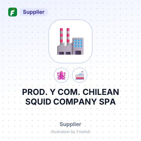 PROD. Y COM. CHILEAN SQUID COMPANY SPA – summary card, no photo uploaded yet