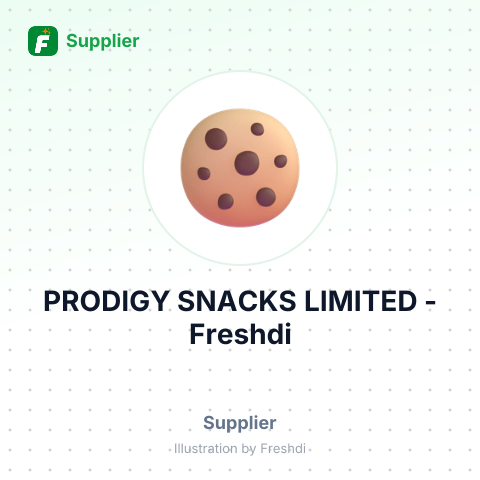 PRODIGY SNACKS LIMITED – summary card, no photo uploaded yet