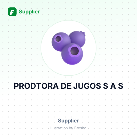 PRODTORA DE JUGOS S A S – summary card, no photo uploaded yet