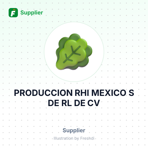 PRODUCCION RHI MEXICO S DE RL DE CV – summary card, no photo uploaded yet