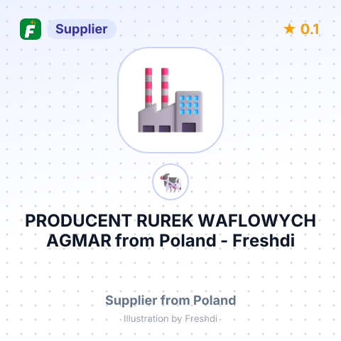 PRODUCENT RUREK WAFLOWYCH AGMAR – summary card, no photo uploaded yet