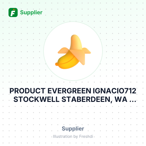 PRODUCT EVERGREEN IGNACIO712 STOCKWELL STABERDEEN, WA – summary card, no photo uploaded yet