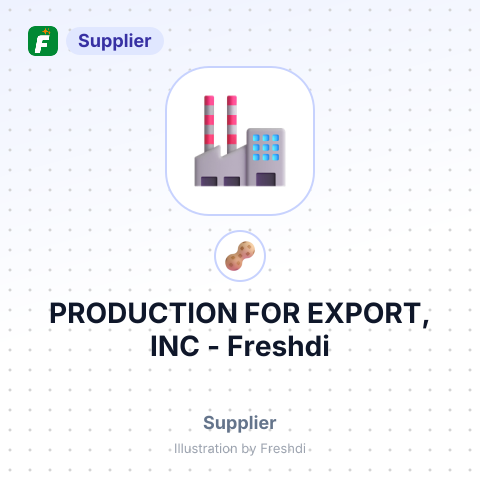 PRODUCTION FOR EXPORT, INC – summary card, no photo uploaded yet