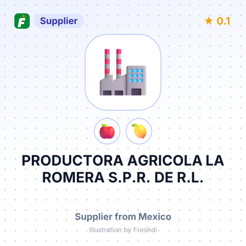 PRODUCTORA AGRICOLA LA ROMERA S.P.R. DE R.L. – summary card, no photo uploaded yet