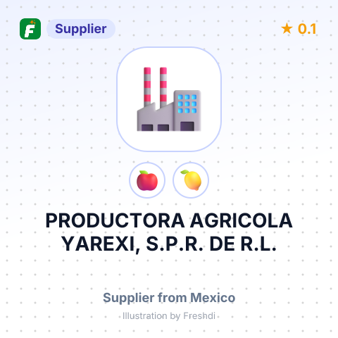 PRODUCTORA AGRICOLA YAREXI, S.P.R. DE R.L. – summary card, no photo uploaded yet