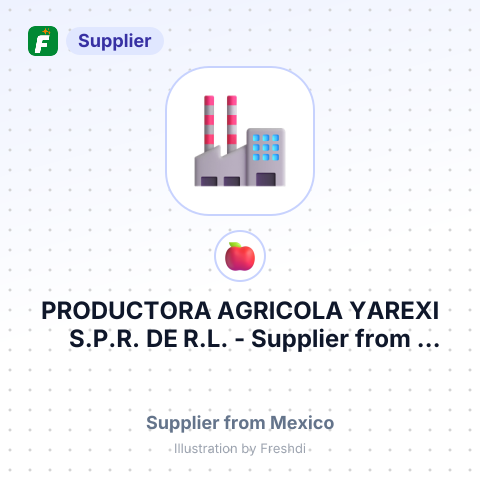 PRODUCTORA AGRICOLA YAREXI S.P.R. DE R.L. – summary card, no photo uploaded yet