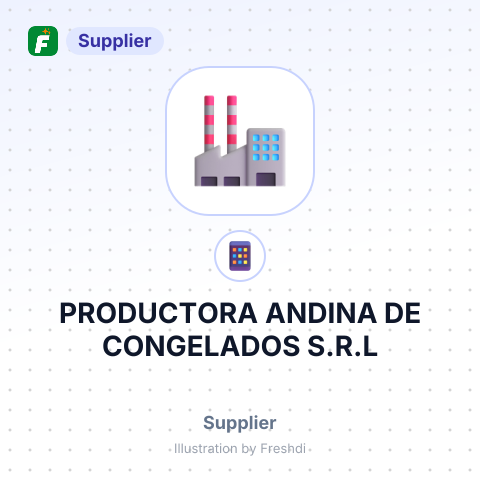 PRODUCTORA ANDINA DE CONGELADOS S.R.L – summary card, no photo uploaded yet