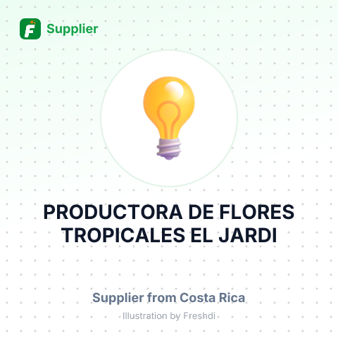 PRODUCTORA DE FLORES TROPICALES EL JARDI – summary card, no photo uploaded yet
