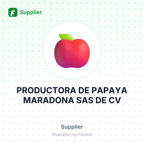 PRODUCTORA DE PAPAYA MARADONA SAS DE CV – summary card, no photo uploaded yet