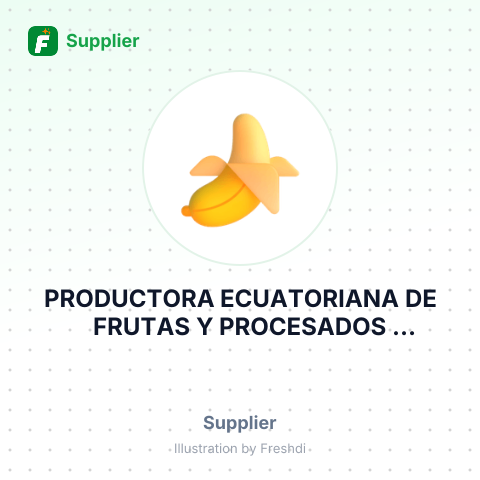 PRODUCTORA ECUATORIANA DE FRUTAS Y PROCESADOS DIAMONDFRUITS C.L. – summary card, no photo uploaded yet