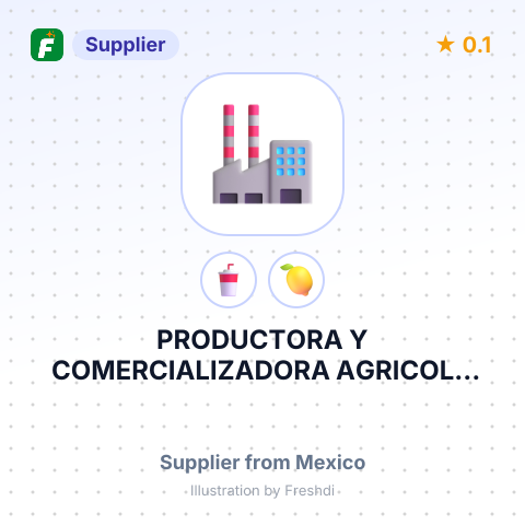 PRODUCTORA Y COMERCIALIZADORA AGRICOLA VALENCIA SA DE CV – summary card, no photo uploaded yet
