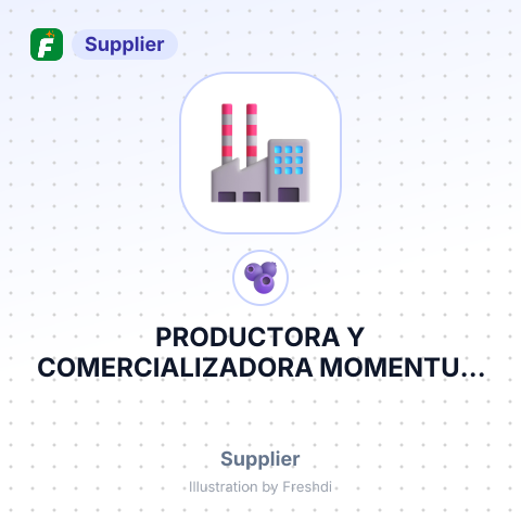 PRODUCTORA Y COMERCIALIZADORA MOMENTUM SA DE CV – summary card, no photo uploaded yet