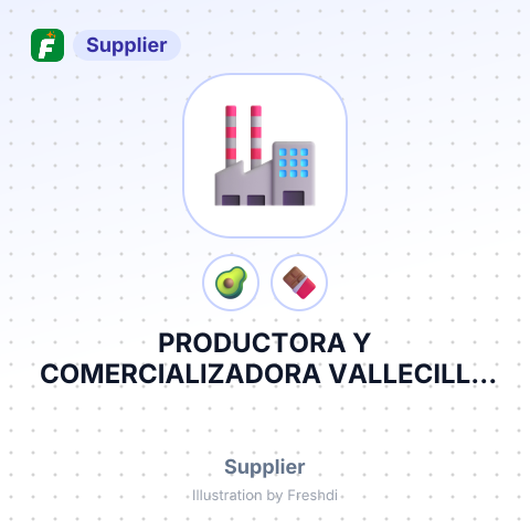 PRODUCTORA Y COMERCIALIZADORA VALLECILLA LTDA PROCOVAL LTDA – summary card, no photo uploaded yet