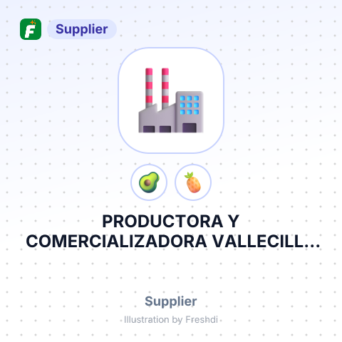 PRODUCTORA Y COMERCIALIZADORA VALLECILLA LTDA – summary card, no photo uploaded yet