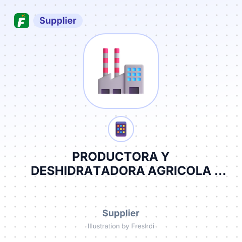 PRODUCTORA Y DESHIDRATADORA AGRICOLA IXTLAHUACAN S.P.R DE R.L – summary card, no photo uploaded yet