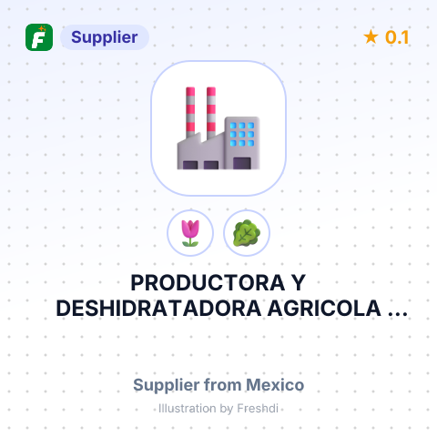 PRODUCTORA Y DESHIDRATADORA AGRICOLA IXTLAHUACAN, SPR DE RL – summary card, no photo uploaded yet