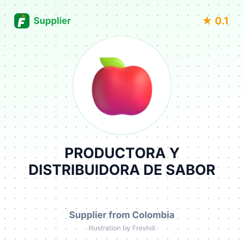 PRODUCTORA Y DISTRIBUIDORA DE SABOR – summary card, no photo uploaded yet