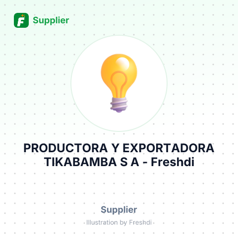 PRODUCTORA Y EXPORTADORA TIKABAMBA S A – summary card, no photo uploaded yet
