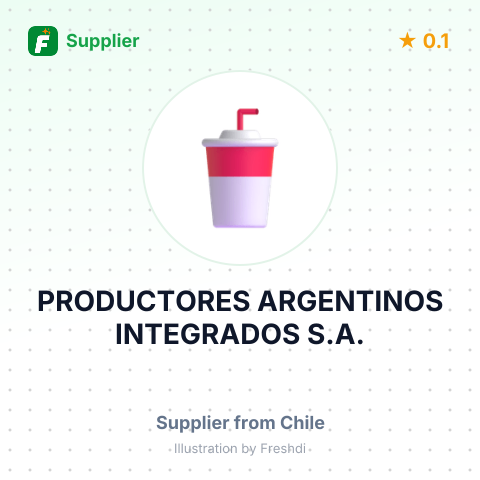 PRODUCTORES ARGENTINOS INTEGRADOS S.A. – summary card, no photo uploaded yet