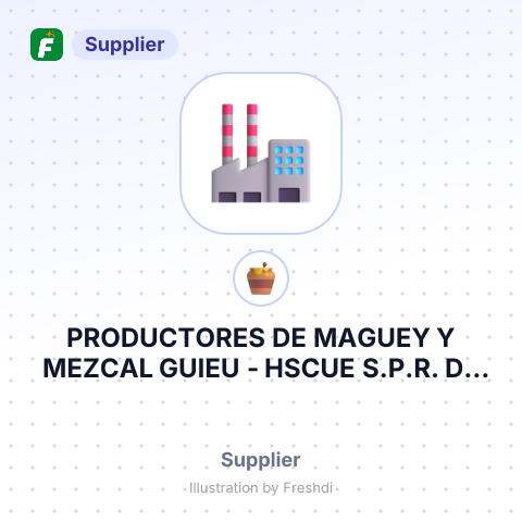 PRODUCTORES DE MAGUEY Y MEZCAL GUIEU - HSCUE S.P.R. DE R.L. – summary card, no photo uploaded yet